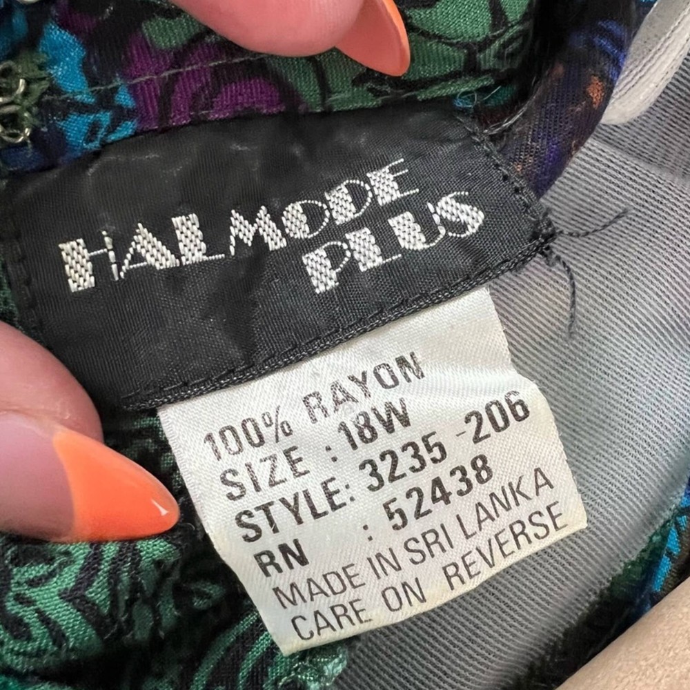 Halmode Plus clothing label 1990s