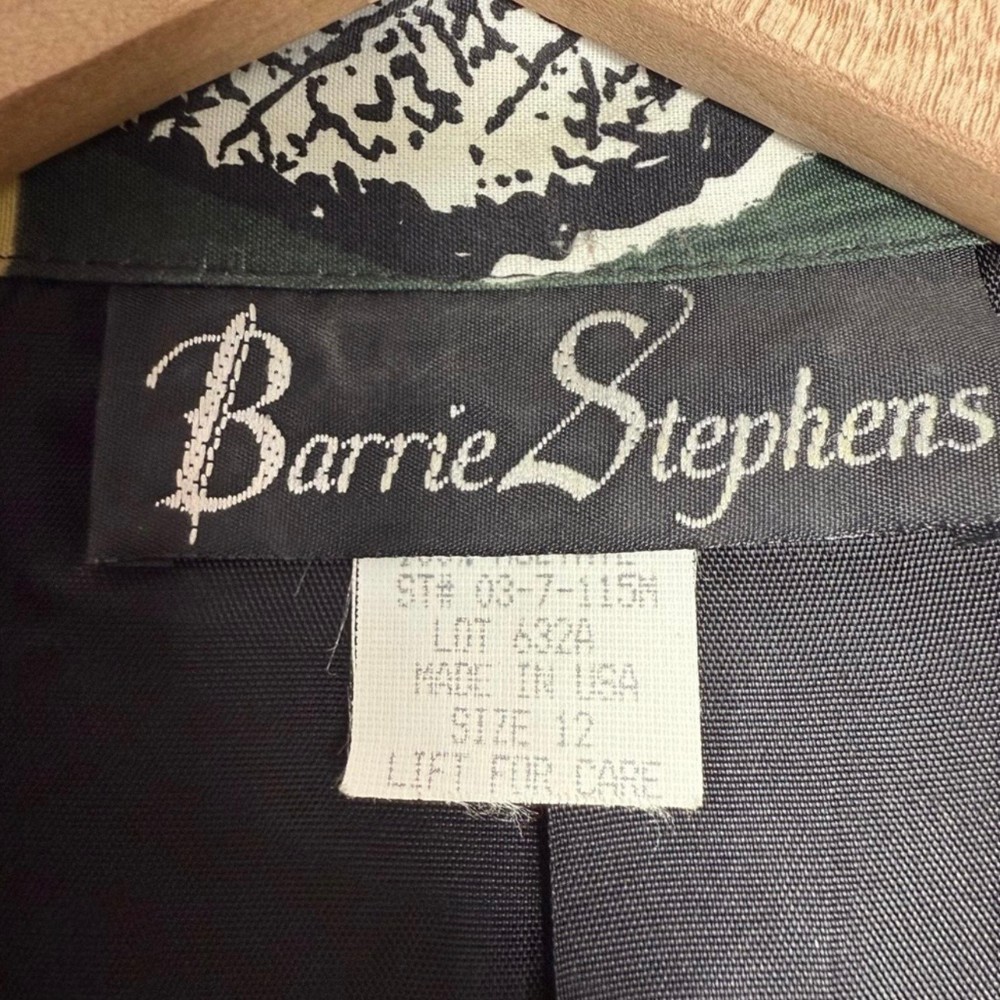 Barrie Stephens clothing label 1980s