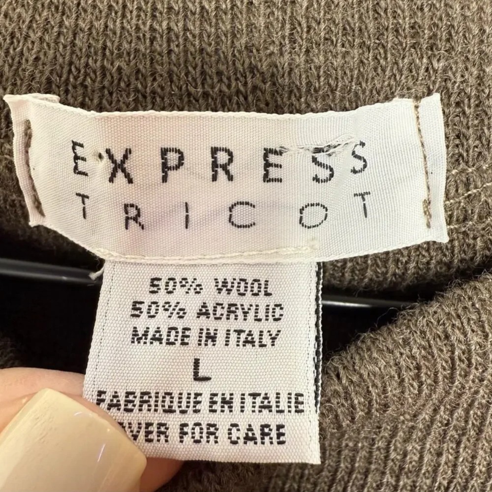 Express clothing label 1990s