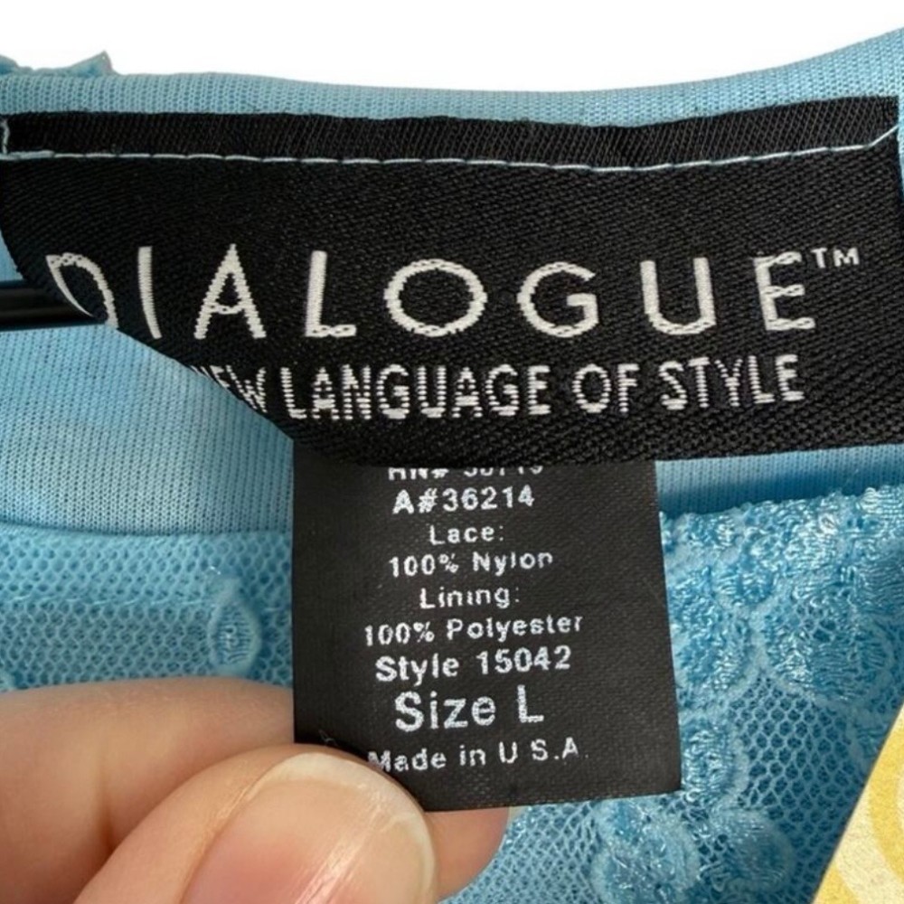 Dialogue clothing label 2000s/Y2K