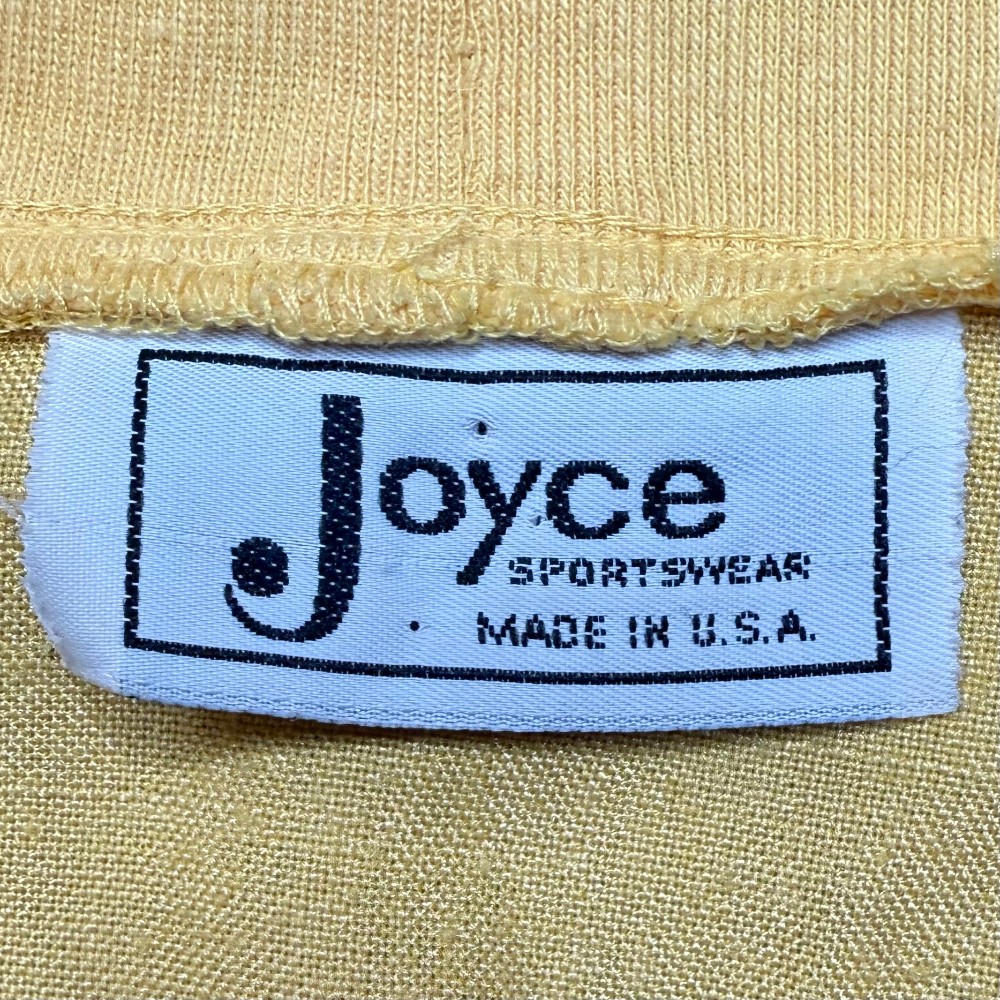 Joyce Sportswear clothing label 1980s