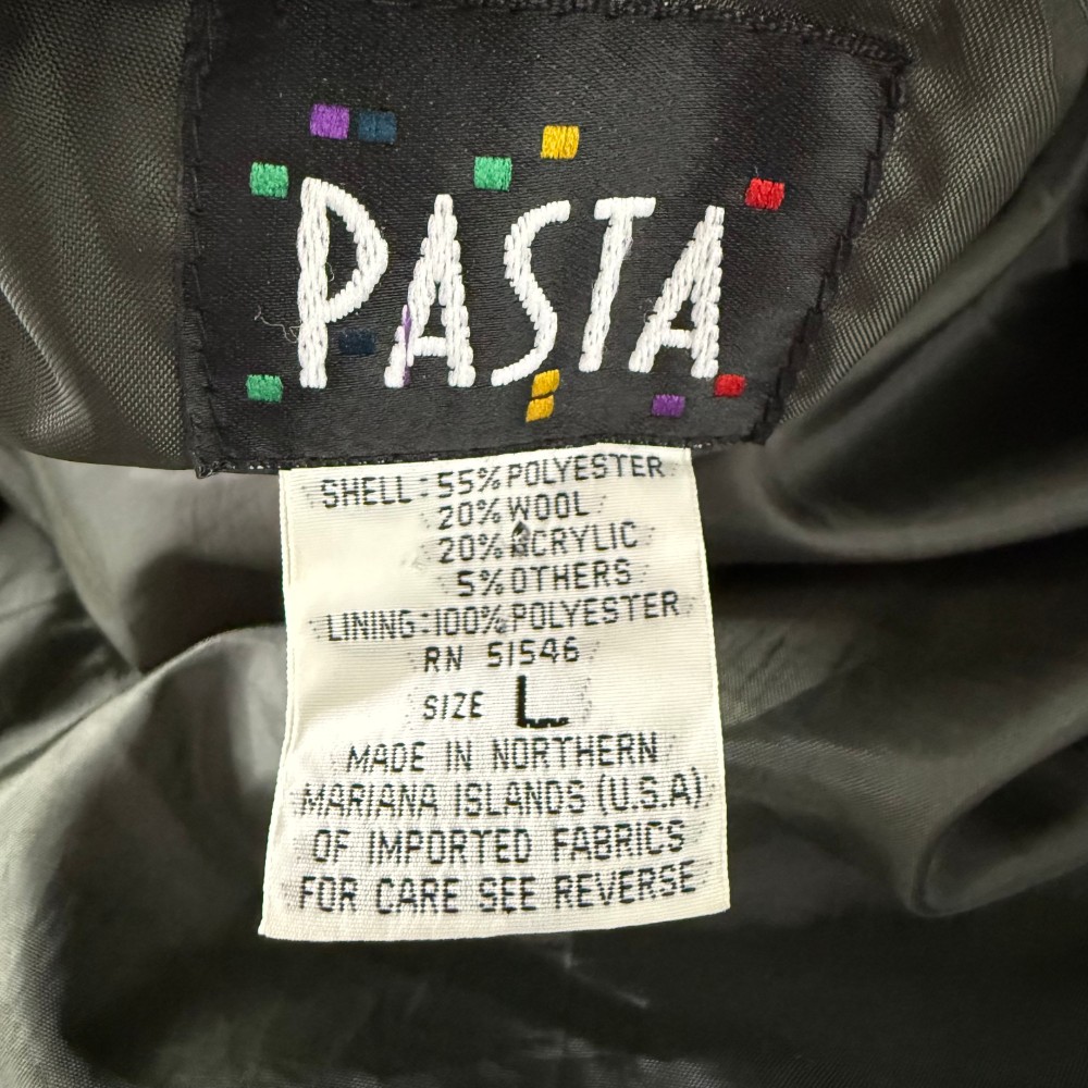 PASTA clothing label 1980s
