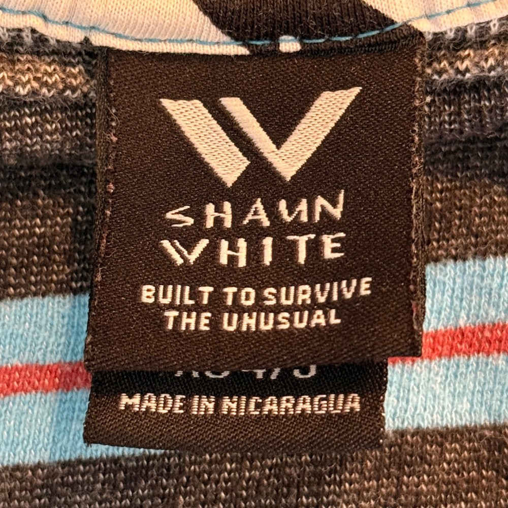 Shaun White clothing tag. Known date: 2012.