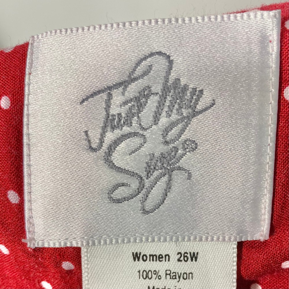 Just My Size clothing label 1990s
