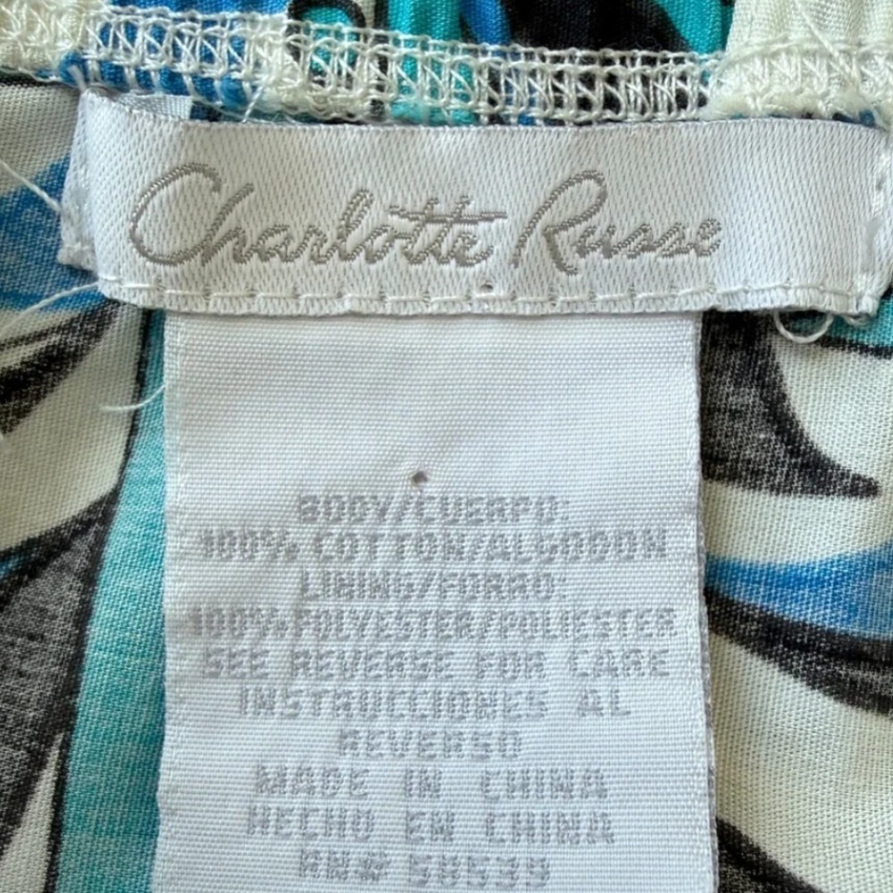 Charlotte Russe clothing label 2000s