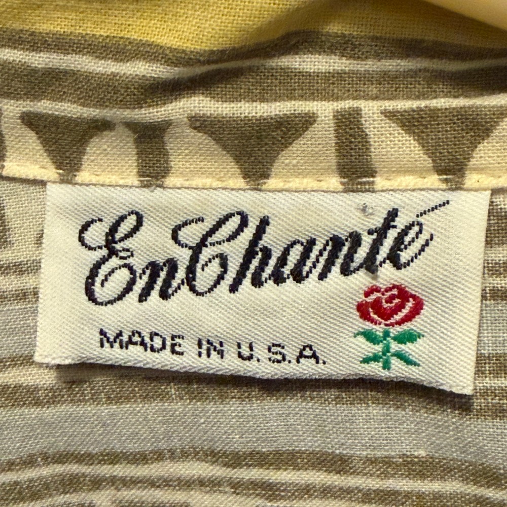 EnChante clothing label 1980s