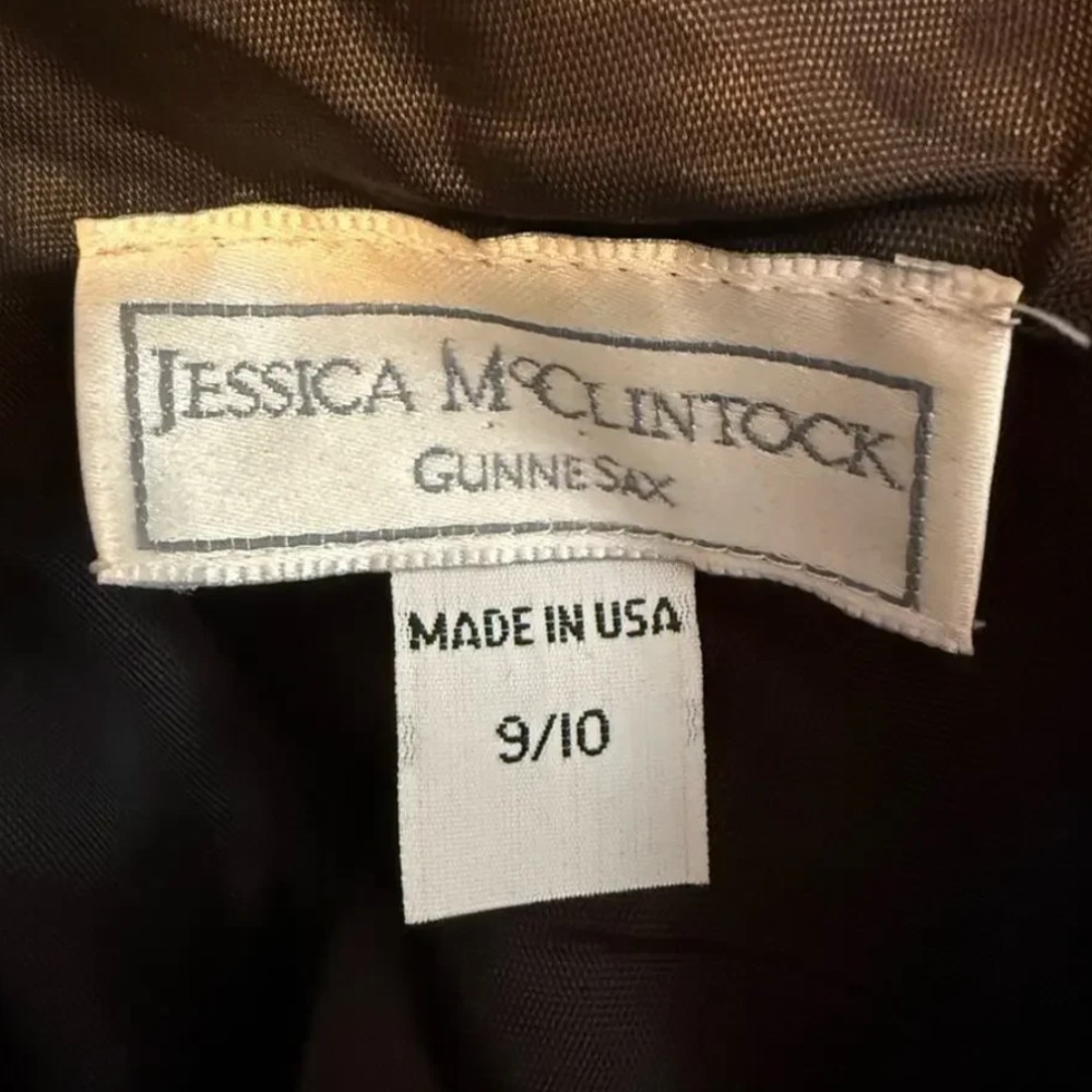 Jessica McClintock clothing label 1980s