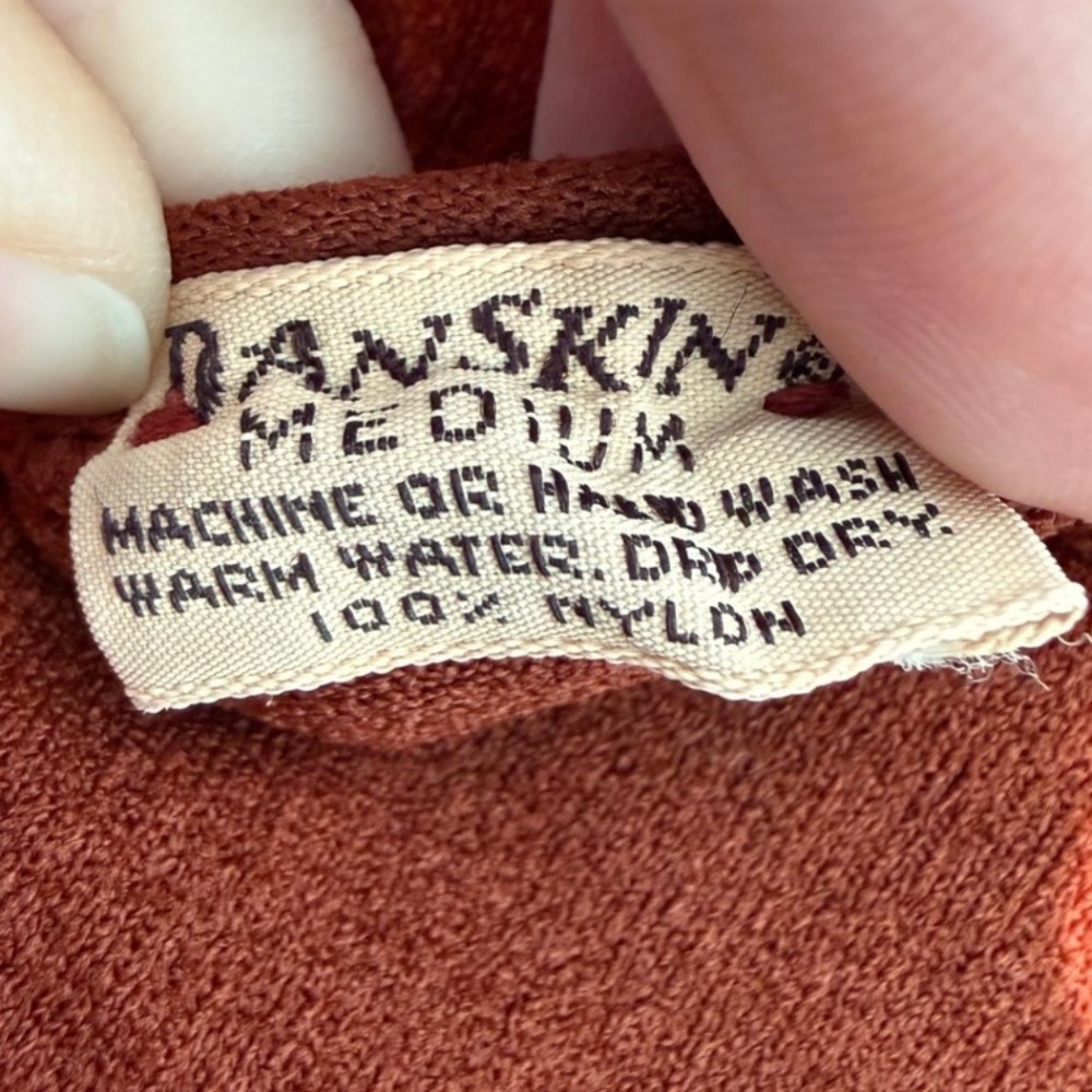DANSKIN clothing label 1970s