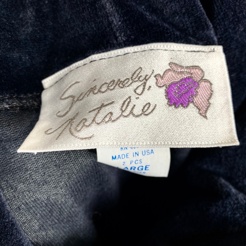 Sincerely, Natalie clothing label 1990s