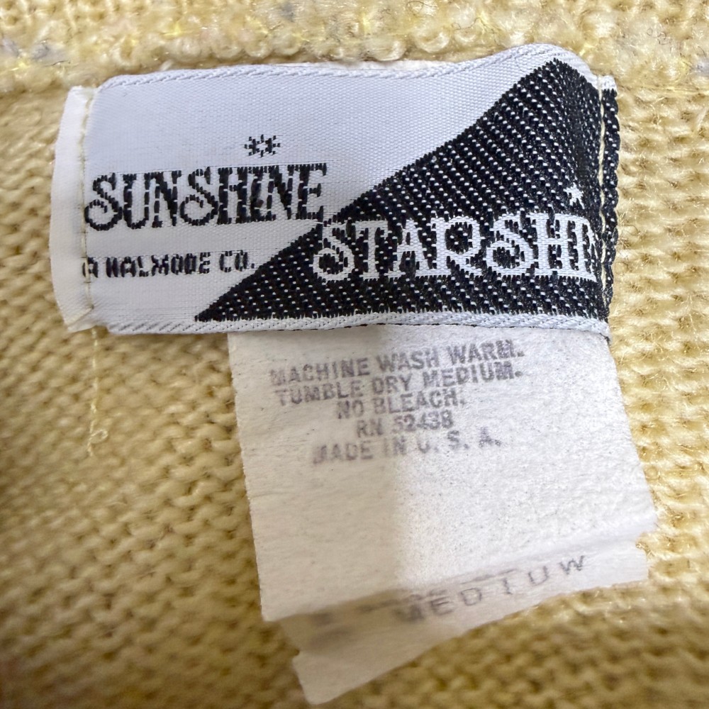 Sunshine Starshine clothing label 1980s