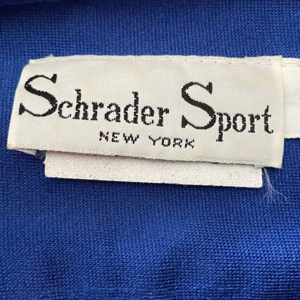 Schrader Sport clothing label 1970s