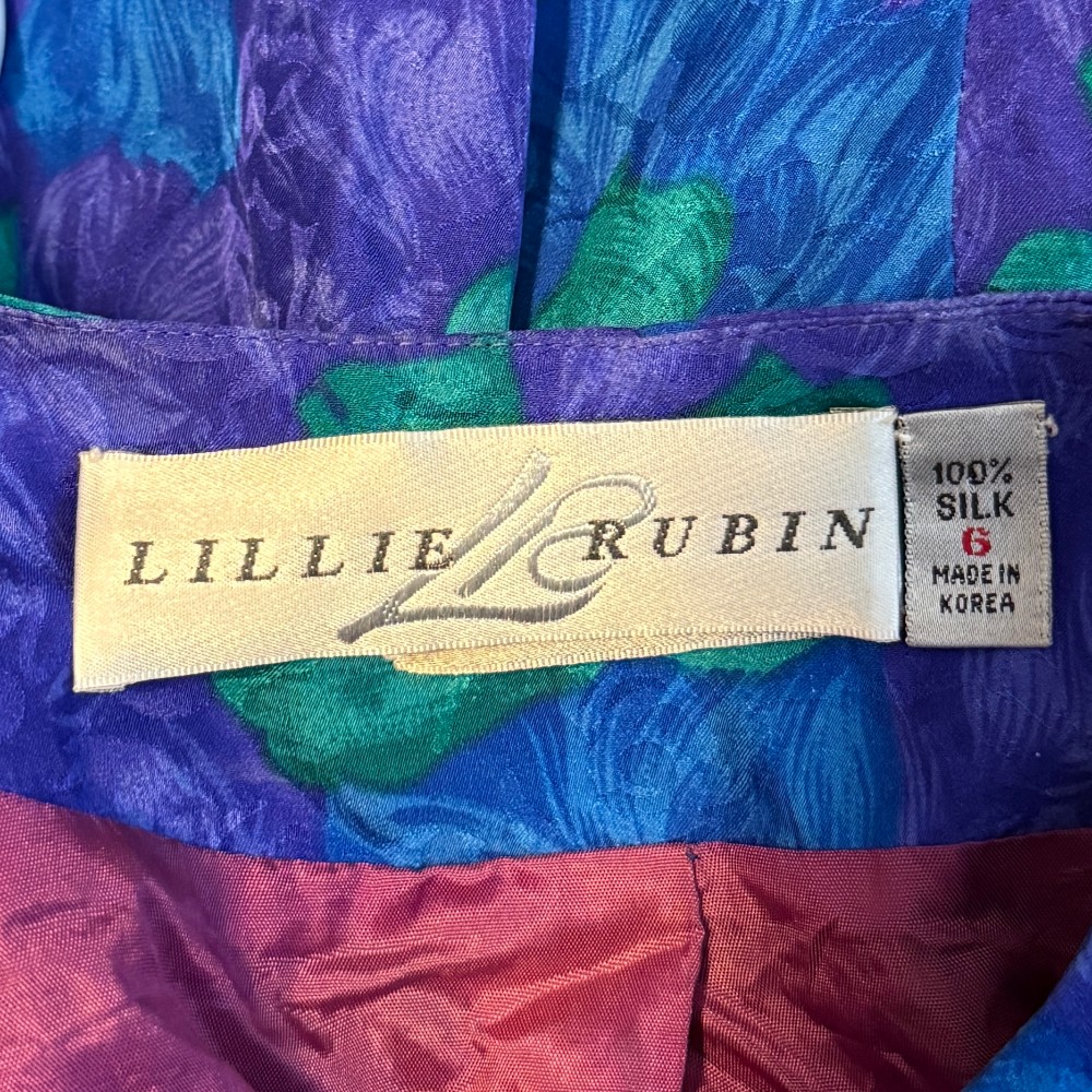 Lillie Rubin clothing label 1990s