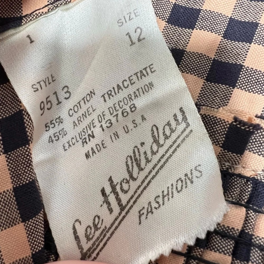 Lee Holliday Fashions clothing label 1960s