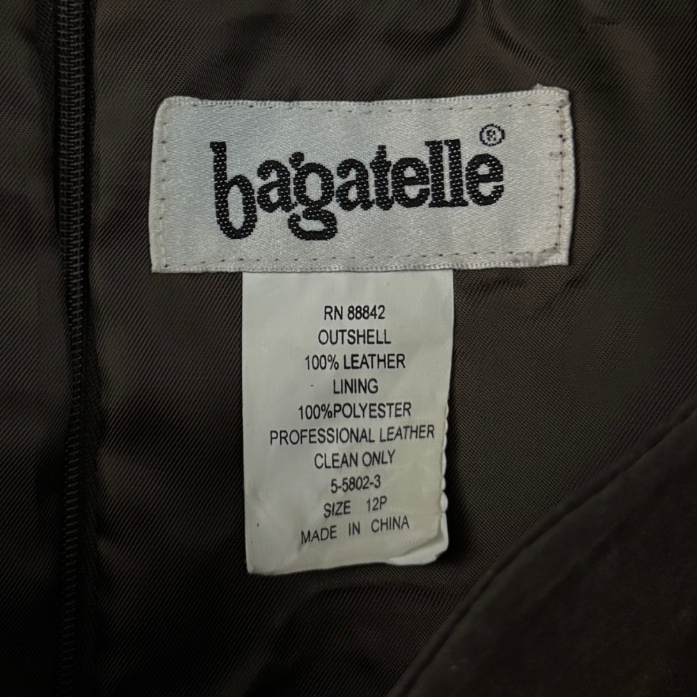 Bagatelle clothing label 1990s