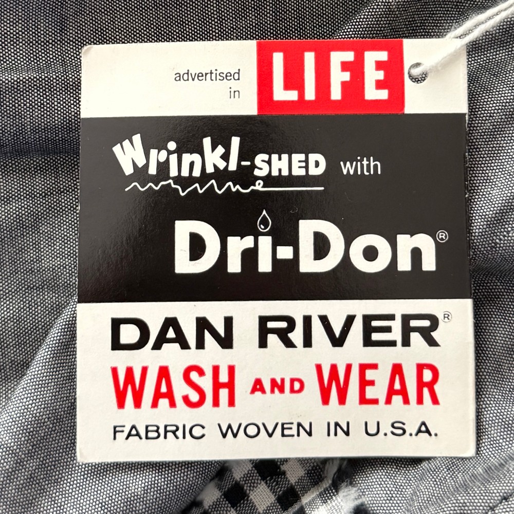 Dan River clothing label 1960s