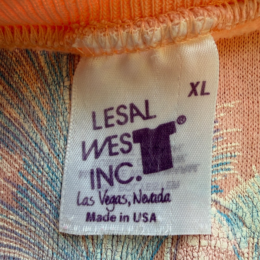 Lesal West Inc. clothing label 1988