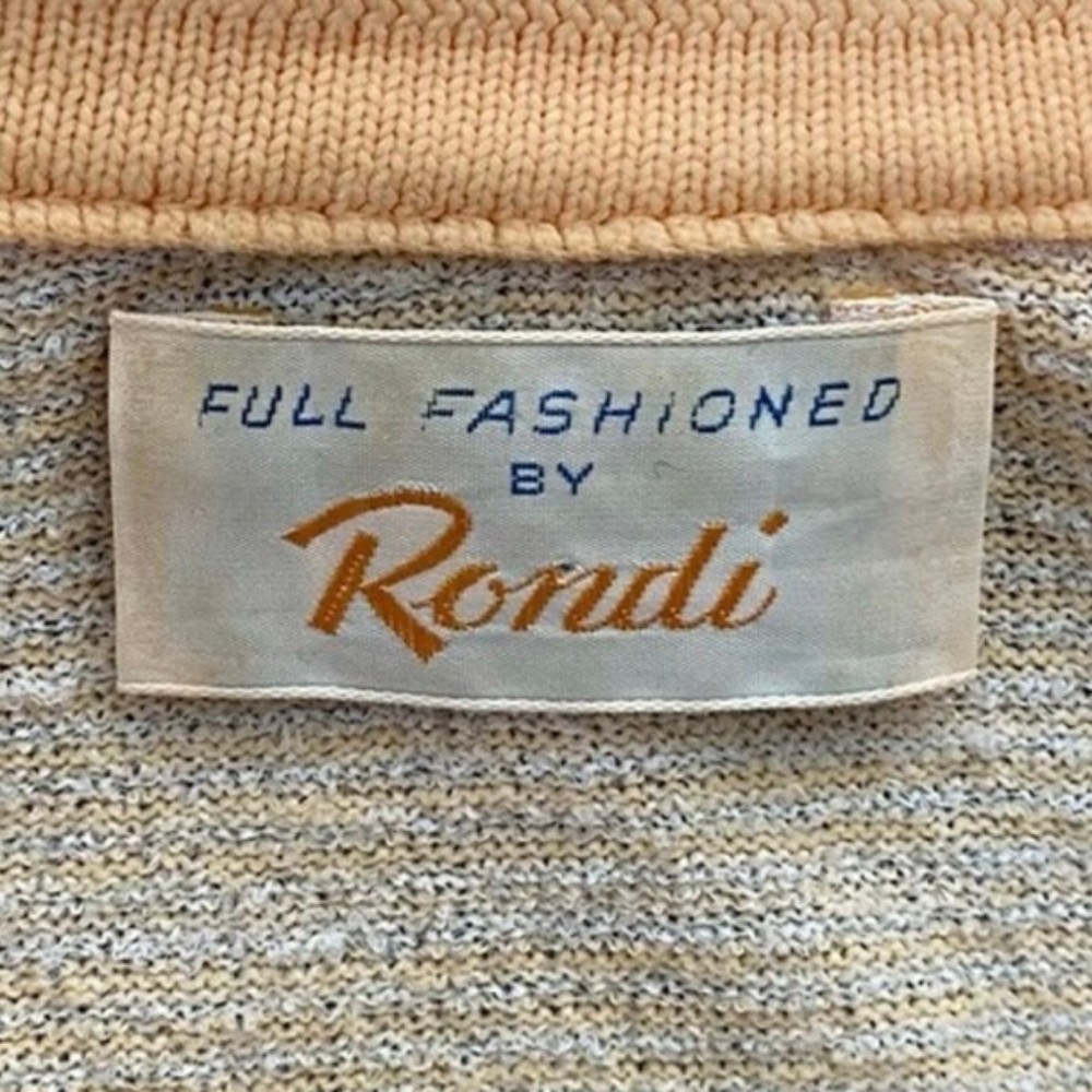 Full Fashioned by Rondi clothing label 1970s