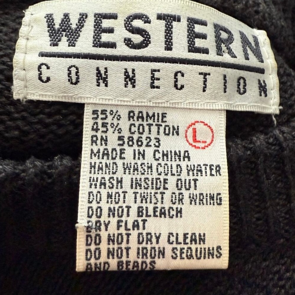 Western Connection clothing label 1980s