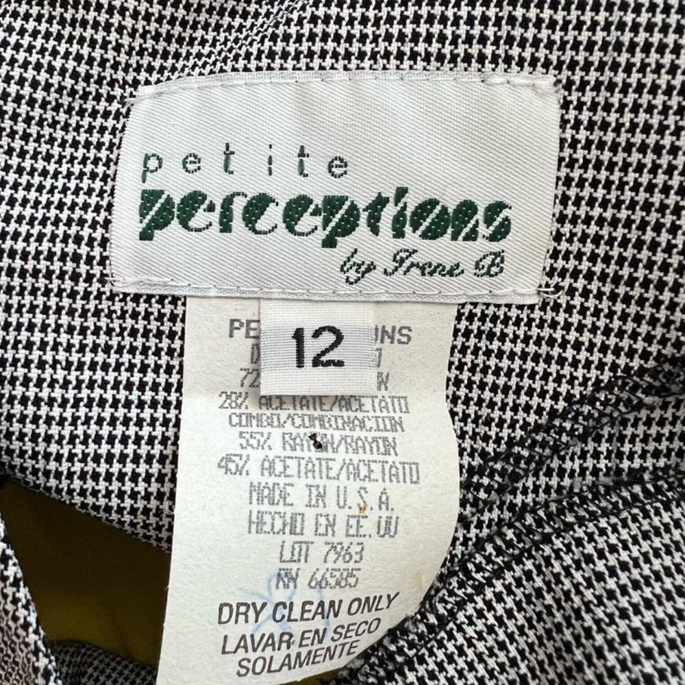 Perceptions clothing label 1990s