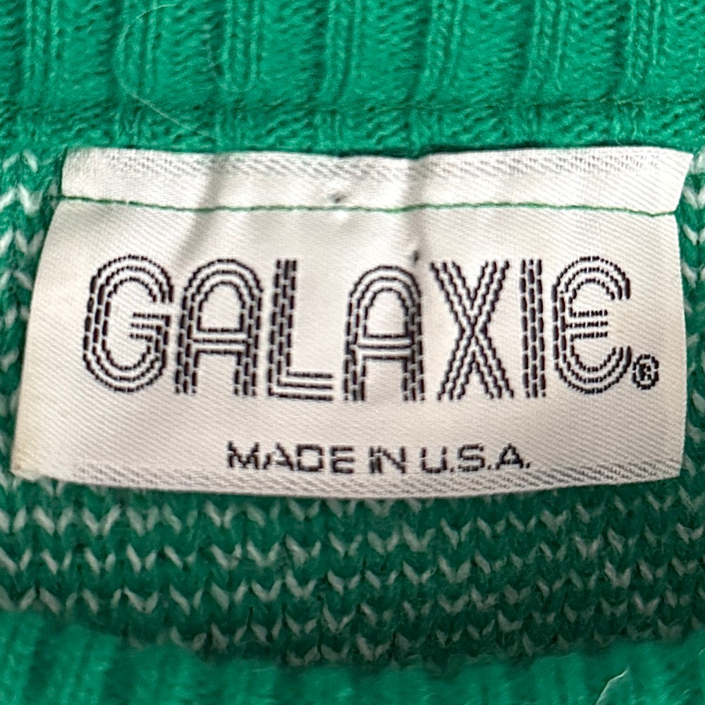 GALAXIE clothing label 1980s