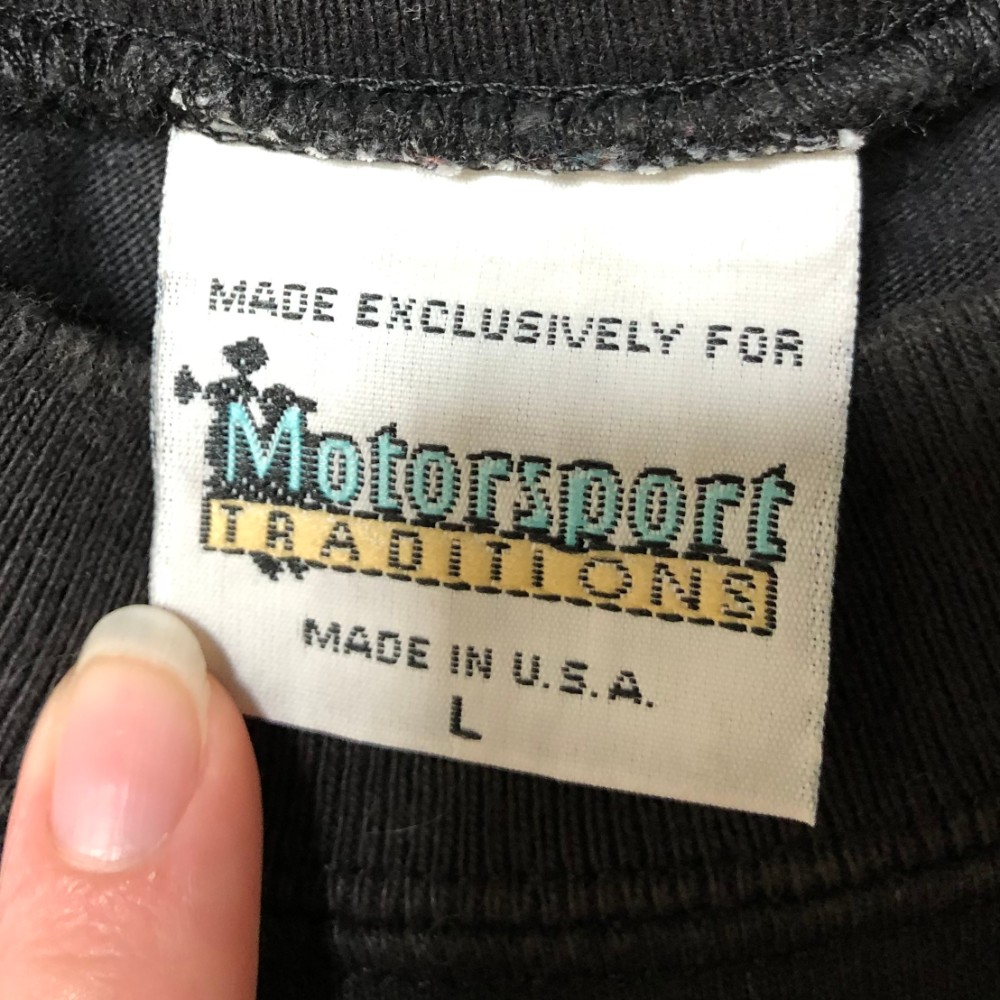 Motorsport Traditions clothing label 1990s